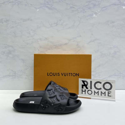 루이B통 엠보싱 워터프런트 뮬 (2color)