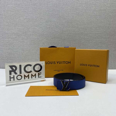 루이B통 옵틱 블루&블랙 리버서블(양면) 벨트 (8color)