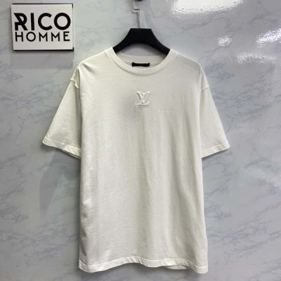 루이B통 엠보스드 LV로고 반팔티셔츠 (1:1 HIGH PREMIUM)