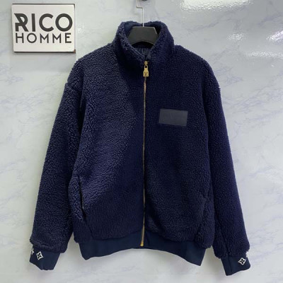 루이B통 패치 플리스 블루종 자켓 (PREMIUM)