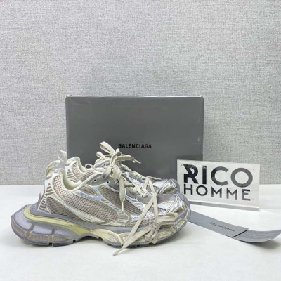 발렌시A가 3XL 트레이너 스니커즈 (화이트)