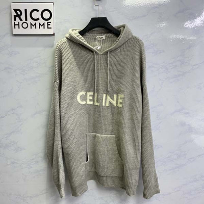CEL*NE 리브드 울 후드 스웨터 (1:1 HIGH PREMIUM)