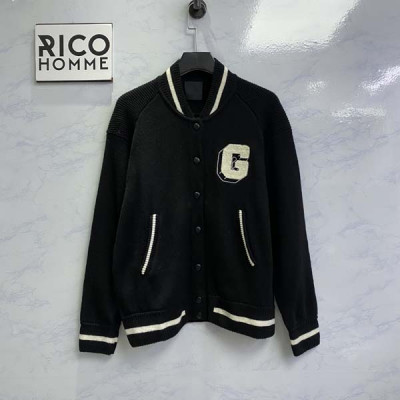 G방시 블랜디드 플로킹 니트 바시티 자켓 (1:1 HIGH PREMIUM)