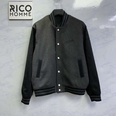 루이B통 톤온톤 레더 바시티 자켓 (1:1 HIGH PREMIUM)