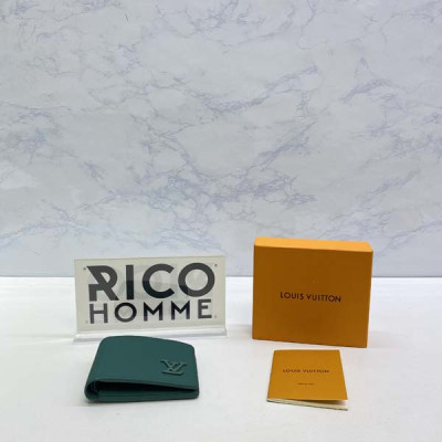 루이B통 에어로그램 컬러 멀티플 소가죽 반지갑 (3color)