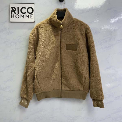 루이B통 모노그램 플리스 블루종 자켓 (1:1 HIGH PREMIUM)