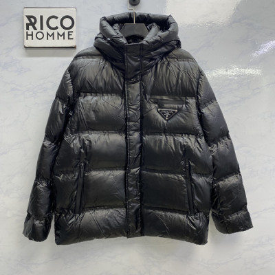 프RA다 빅 트라이앵글 유광 다운 패딩 (PREMIUM)