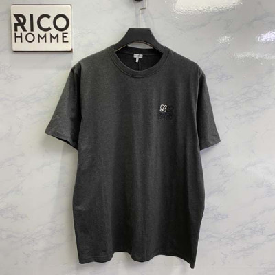 남녀공용 로E베 애너그램 자수 반팔 티셔츠 (PREMIUM)