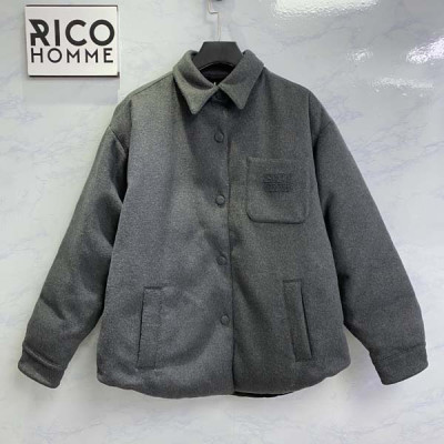 미*미* 미디엄 웨이트 벨루어 오버핏 다운 자켓 (PREMIUM)