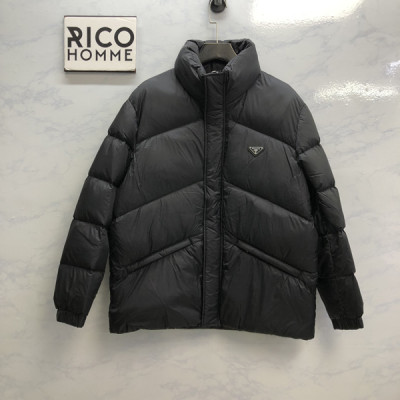 프RA다 트라이앵글 사선 다운 패딩 (PREMIUM)