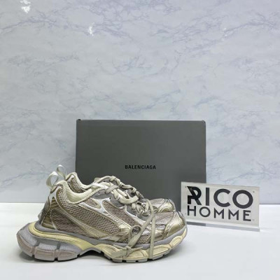 발렌시A가 3XL 트레이너 스니커즈 (화이트)