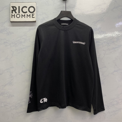 남녀공용 크롬HA츠 세메터리 롱 슬리브 티셔츠 (PREMIUM)