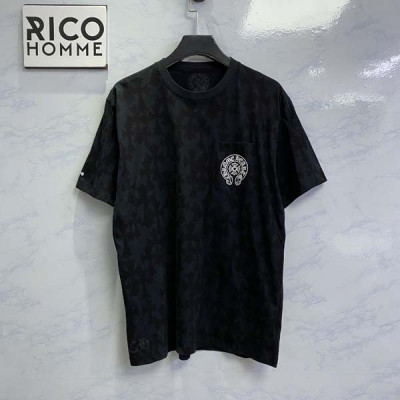 크롬HA츠 홀슈스 세메터리 반팔 티셔츠 & 쇼츠 팬츠 (1:1 HIGH PREMIUM)