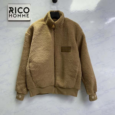 루이B통 모노그램 플리스 블루종 자켓 (1:1 HIGH PREMIUM)