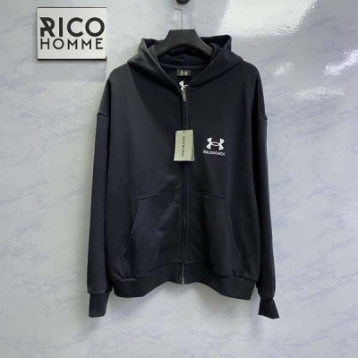 남녀공용 발렌시A가 X 언더*머 트레이닝 후드집업 & 팬츠 (1:1 HIGH PREMIUM)