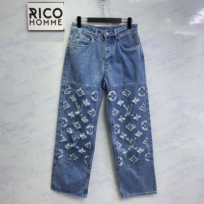 루이B통 모노그램 데님 트러커 자켓 & 팬츠 (1:1 HIGH PREMIUM)