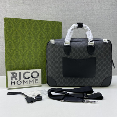 9찌 GG 엠블럼 브리프 케이스 (2color)