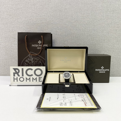 파*필립 아쿠아넛 검판 러버밴드 [김*성 착용] 40.8mm 1:1 최상급 (싱크 98.9%)