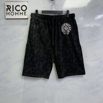 크롬HA츠 홀슈스 세메터리 반팔 티셔츠 & 쇼츠 팬츠 (1:1 HIGH PREMIUM)