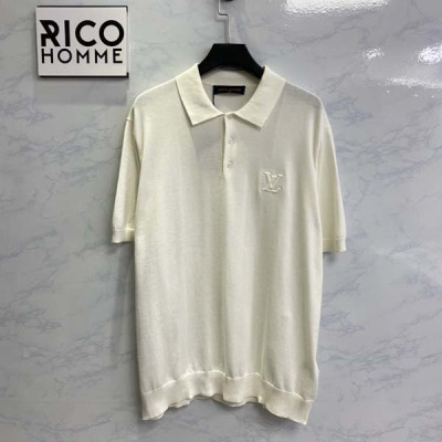 루이B통 LV 시그니처 니트 폴로 반팔 셔츠 (1:1 HIGH PREMIUM)