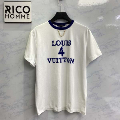 루이B통 우먼 LV 체인 컬러마니아 반팔 티셔츠 (1:1 HIGH PREMIUM)