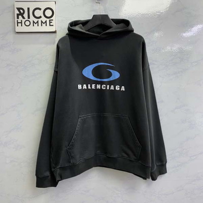 발렌시A가 루프 스포츠 아이콘 후드 티셔츠 (1:1 HIGH PREMIUM)