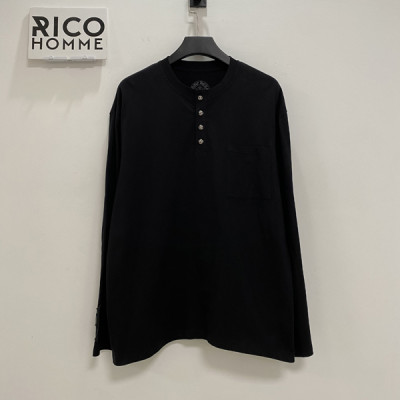 크롬HA츠 체스트 포켓 롱슬리브 티셔츠 (PREMIUM)