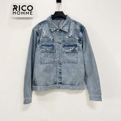 루이B통 모노그램 데님 트러커 자켓 & 팬츠 (1:1 HIGH PREMIUM)