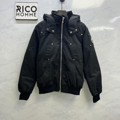 남녀공용 무스N클 BALLISTIC 봄버 폭스퍼 구스다운 패딩 (PREMIUM)