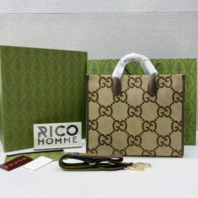 9찌 점보 GG 탑핸들 에보니 토트백