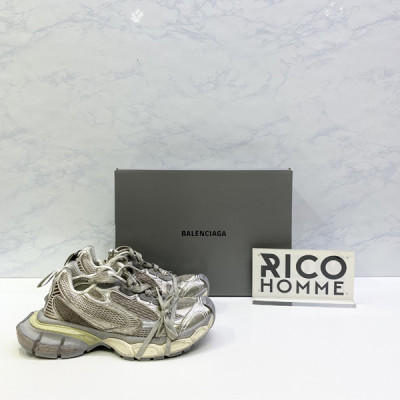 발렌시A가 3XL 트레이너 스니커즈 (화이트)