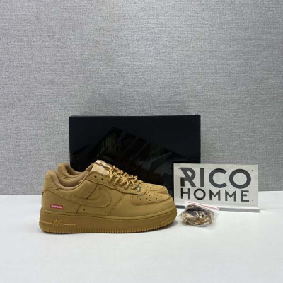 N*KE X 슈프림 에어포스1 로우 브라운 (PREMIUM)