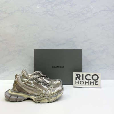 발렌시A가 3XL 트레이너 스니커즈 (화이트)