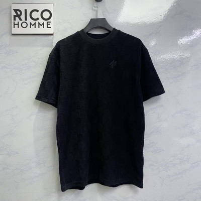 루이B통 다미에 프렌치 테리 반팔 티셔츠 (1:1 HIGH PREMIUM)