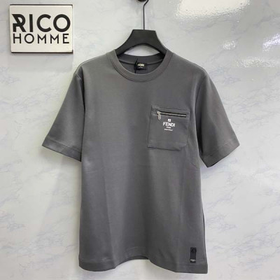 펜D FF 자카드 포켓 반팔 티셔츠 (PREMIUM)