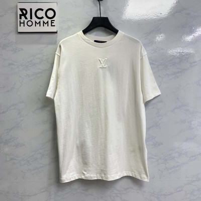 루이B통 엠보싱 LV 반팔 티셔츠 (1:1 HIGH PREMIUM)