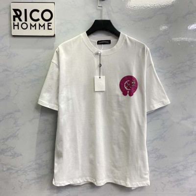 크롬HA츠 레더 홀스슈 더블 크로스 반팔 티셔츠 (PREMIUM)