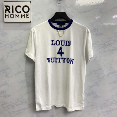 루이B통 우먼 LV 체인 컬러마니아 반팔 티셔츠 (1:1 HIGH PREMIUM)