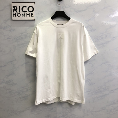 루이B통 엠보싱 LV 반팔 티셔츠 (1:1 HIGH PREMIUM)