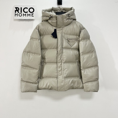 프RA다 빅 트라이앵글 유광 다운 패딩 (PREMIUM)