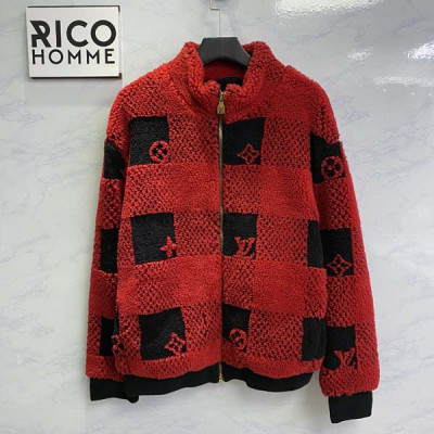 루이B통 다미에 플리스 블루종 자켓 (1:1 HIGH PREMIUM)