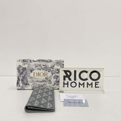 D올 CD 다이아몬드 캔버스 버티컬 장지갑 (3color)