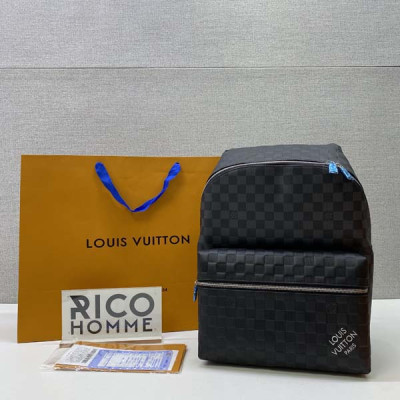 루이B통 디스커버리 다미에 인피니 소가죽 백팩 PM