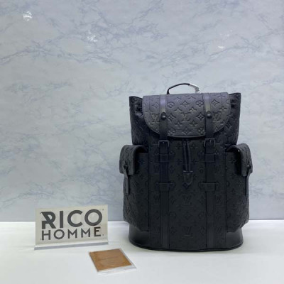 루이B통 크리스토퍼 모노그램 토뤼옹 소가죽 백팩