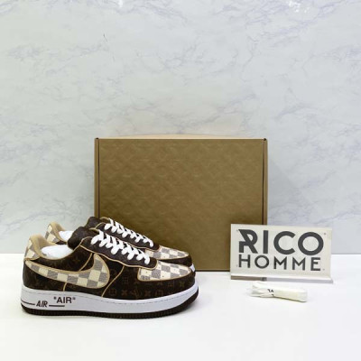 루이B통 X N*KE 에어포스1 로우 버질아블로 한정판 모노그램 (PREMIUM)
