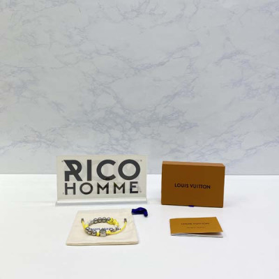 루이B통 MONOGRAM BEADS 옐로우원석 팔찌