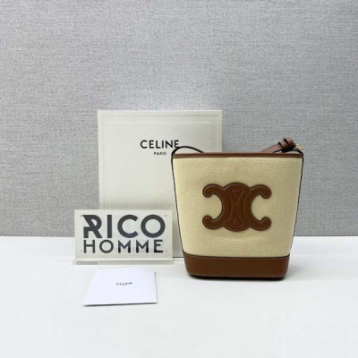 CEL*NE 스몰 퀴르 트리옹프 버킷백 (2color)