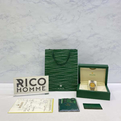 롤*스 오이스터 퍼페츄얼 옐로우 다이얼 36mm 1:1 최상급 (싱크 99.8%)