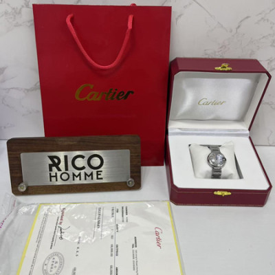 까르*에 발롱블루 스틸 자개판 엑스트라스몰 쿼츠 28mm 1:1 최상급 (싱크 97.6%)