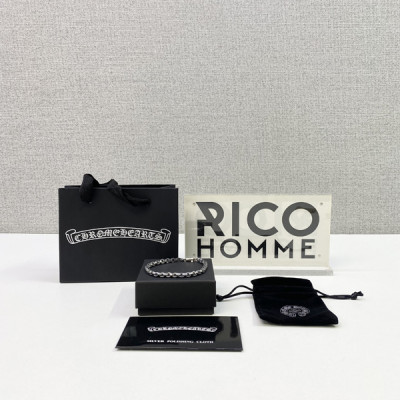 크롬HA츠 이서진 페이퍼체인 팔찌 (순은 s925)